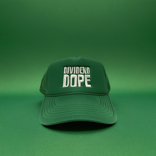 Dividend Dope Money Green Trucker